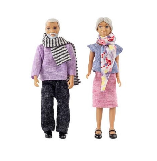 Куклы для игр с домиком - Бабушка с дедушкой  